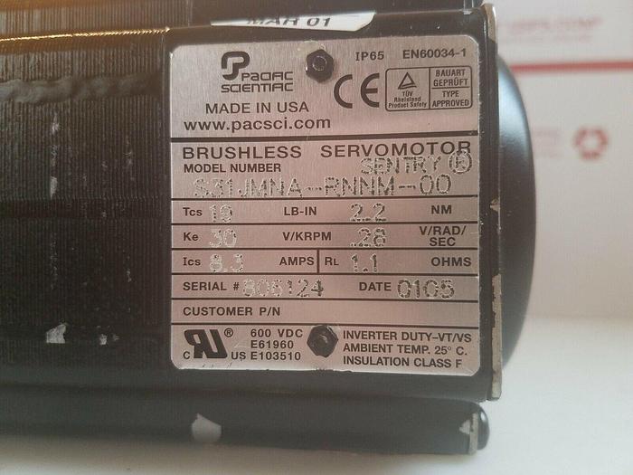 Used Pacific Scientific S31JMNA-RNNM-00