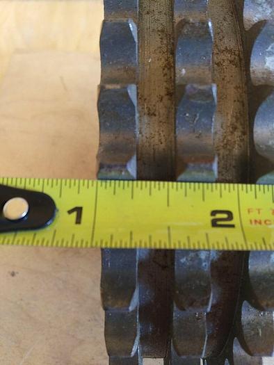 Used 40L36 Triple Roller Chain Sprocket Unbranded