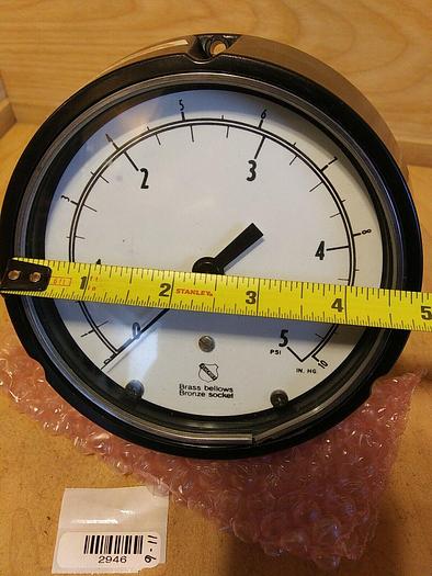 Ashcroft 45 1188A General Service Gauge 4 1/2" *0-5psi