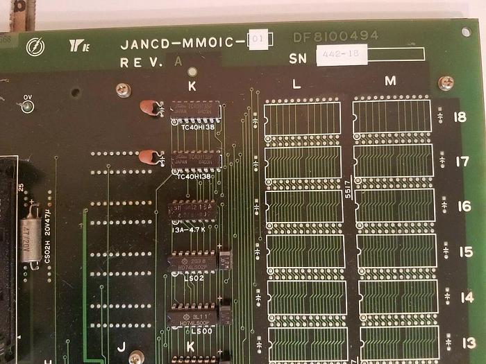 Used YASKAWA JANCD-MM01C-01 JANCDMM01C01, DF8100494 Board