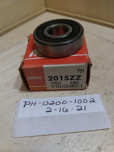 MRC 201SZZ H403 Steel Sealed Ball Bearing