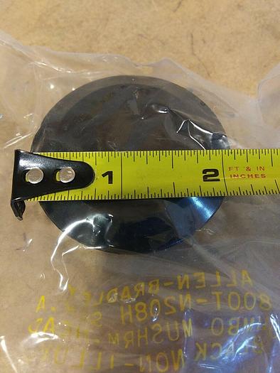 Allen Bradley 800T-N208H Mushroom Head Push Button Black Non-illuminated