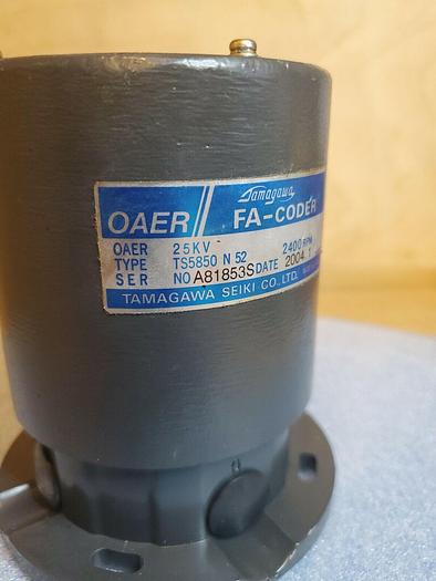 Used Mitsubishi Tamagawa TS5850N52 25KV TS5850 N 52 ENCODER FA-CODER