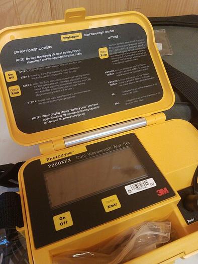 Used 3M Photodyne 2260XFX Dual Wavelength Test Set - Powers On
