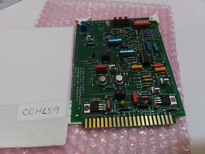 Heidelberg Harris 5350427D Infeed/Chill Preamplifier