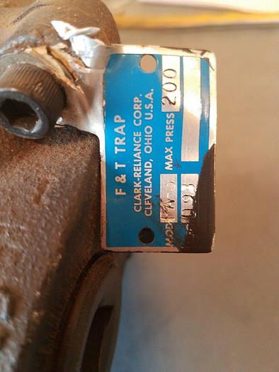 CLARK RELIANCE F&T TRAP MOD:FA-3 MAX PRESS:200 MFG:093 - NEW