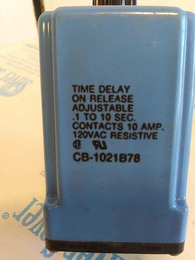Used Potter & Brumfield CB-1021B78 Time Delay Relay