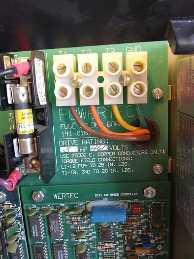 Used Powertec C0051.N4CH009 Brushless DC Motor