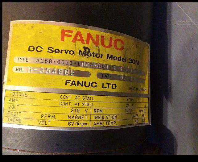 Used Fanuc A06B-0653-B002#0011