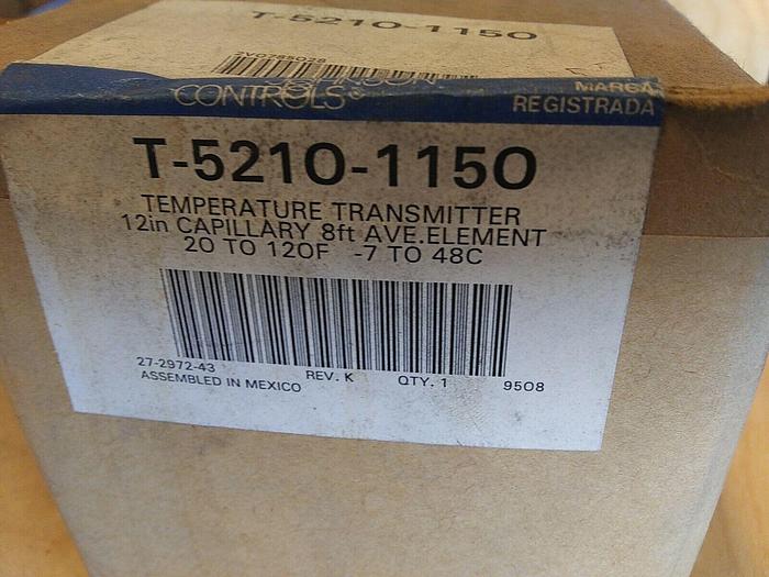 Johnson Controls T-5210-1150 Pneumatic Temperature Transmitter T-5210