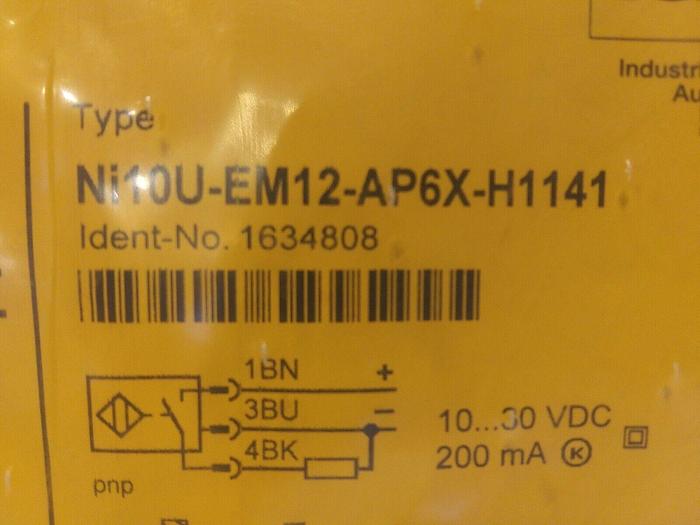 Turck Ni10-EM12-AP6X-H1141 Uprox+ Inductive Sensor
