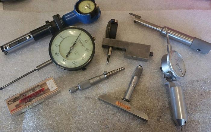 Used Metrology Precision Gages PARTS OR REPAIR GRAB BAG - Federal, Fowler, Starrett