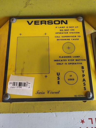 Used Allen Bradley 800P-1F2NBS Safety Switch with Verson Twin Circuit Operator...