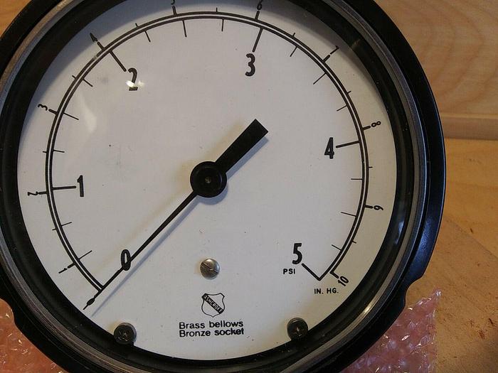 Ashcroft 45 1188A General Service Gauge 4 1/2" *0-5psi