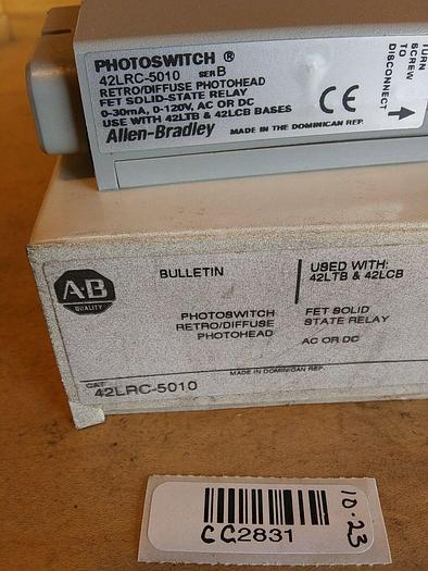Allen Bradley 42LRC-5010 Photoswitch Diffuse Photohead
