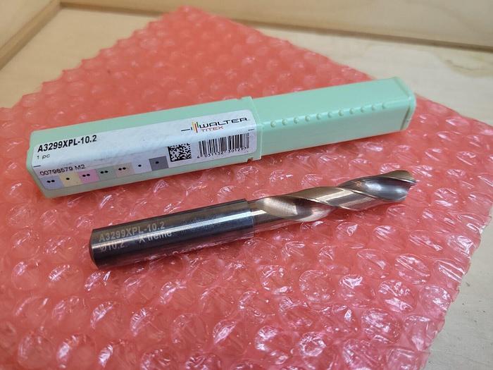 Used Solid carbide Walter Titex A3299XPL-10.2 Thru-Bore - 2-DAY SHIPPING REGROUND 4031132301297