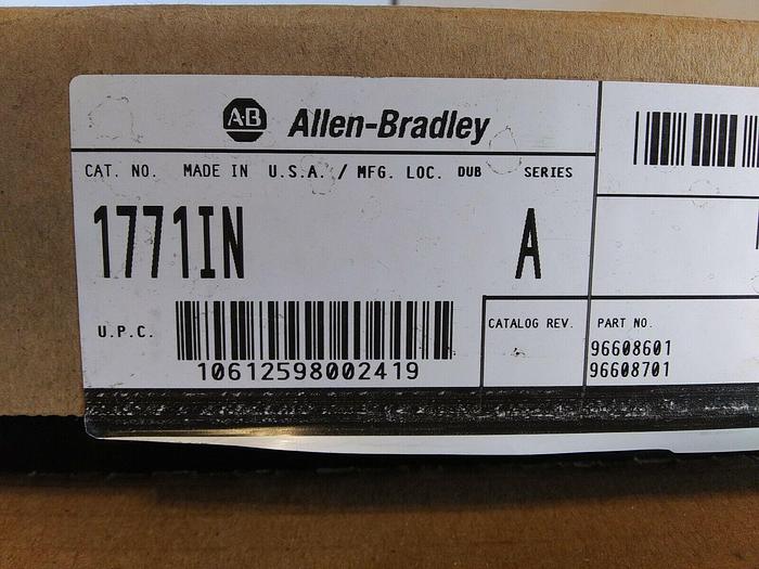 Allen Bradley 1771IN AC Input Module