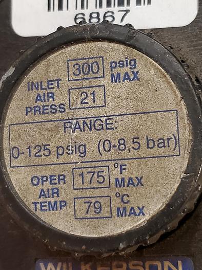 Used Wilkerson R26-03-000A