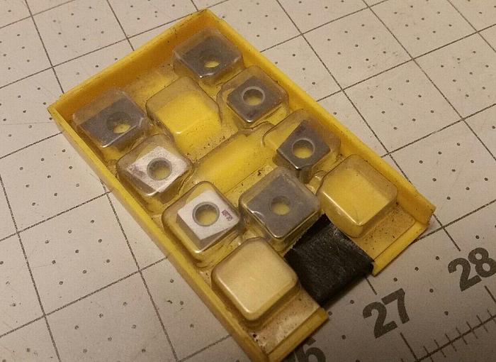 Used Carbide Inserts - Sandvik, Kennametal, Valenite, SECO - QTY 21 Inserts Various