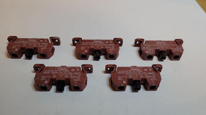 Used Siemens 3SB14 20-0B, Lot Of Five