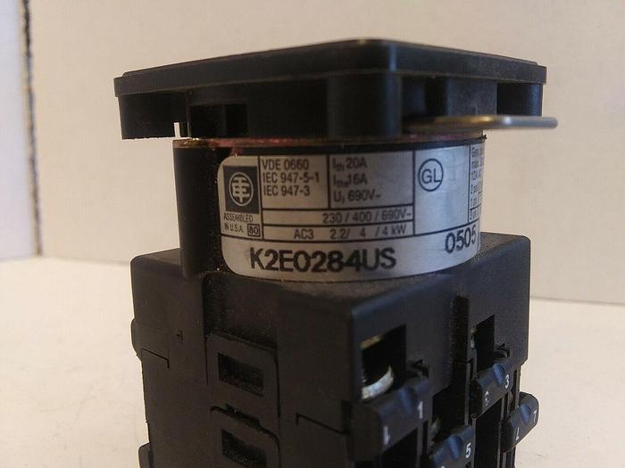 Used TE K2E0284US Switch Body Assembly