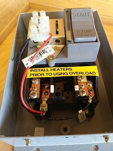 Furnas 11CB20FSF Manual Starter with Low Voltage Protection 120VAC