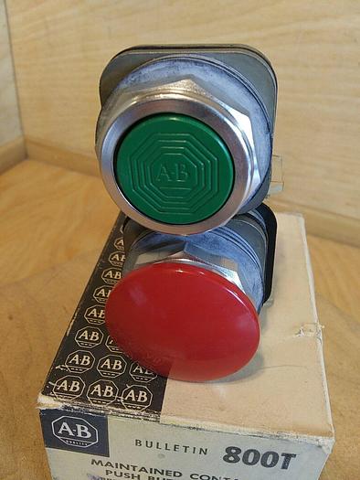 Allen Bradley 800T-FC16A Maintained Contact Push Button Unit