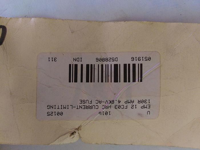 EMP Electric Type 12 FCO3 Current Limiting Fuse