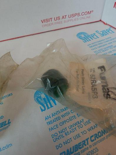 Furnas 52RA4PA, 52RA5P3 - Clear And Green Lens Pilot Light Push To Test