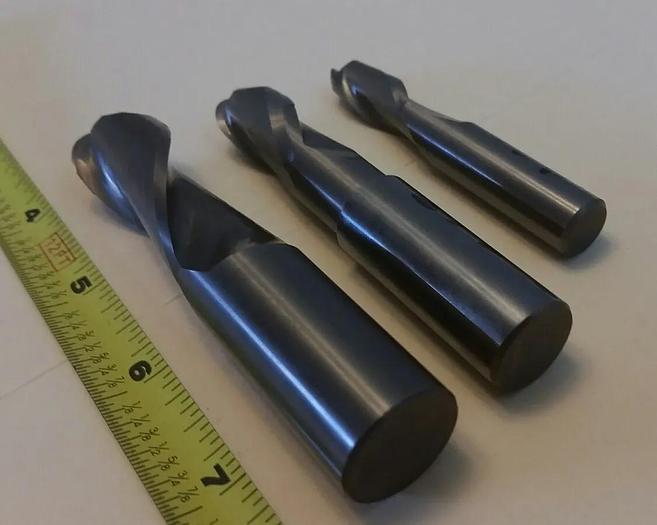 Used Decovich Tools, Custom Mod, 4" and Under, QTY 3 End Mills