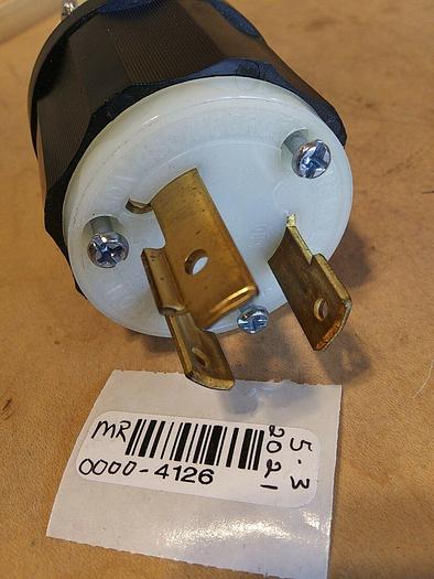 Leviton 2641 Locking Plug 2 Pole 3 Wire Grounding