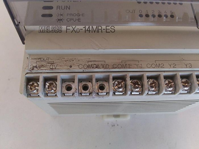 Used Mitsubishi FX0-14MR-ES/UL Programmable Controller