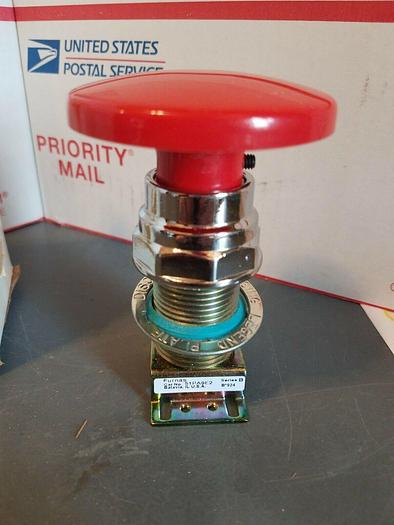 Furnas 51PA9E2 Mushroom Operator 2-1/2 Red Hazardous Location
