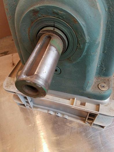 Used Demag Hoist Gearbox 3476049 - 25:1 Ratio, 1-3/8" Shaft, 3/8" Key 240V 360V