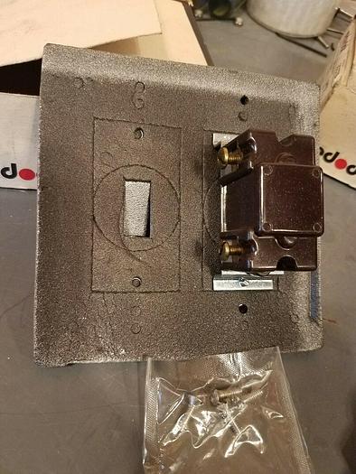 Red Dot 2CCTS-1, Dry-tite Cover w/ Toggle Switch & Single Receptacle - QTY 2
