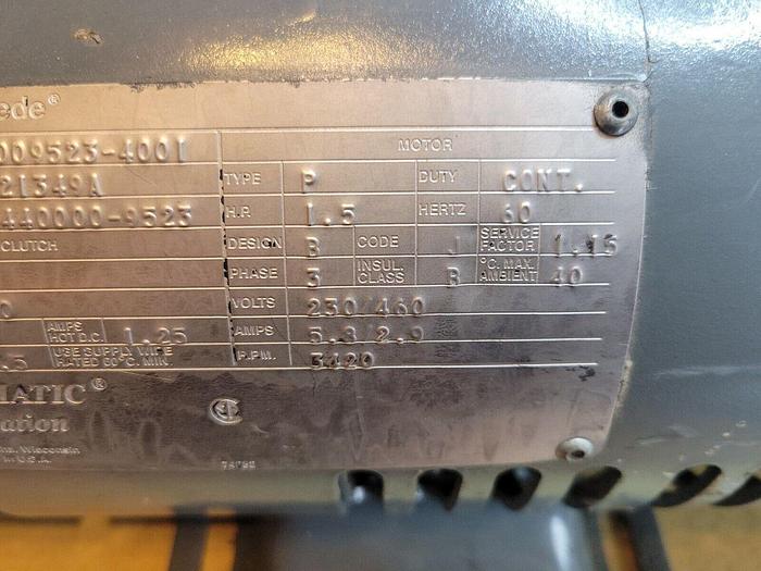 Used Dynamatic Ajusto Spede 0FD-009523-4001, 0N4-440000-9523