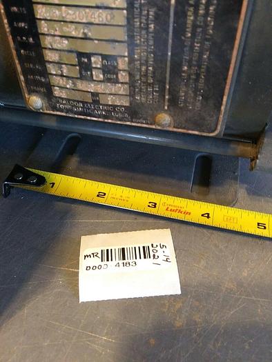 Baldor M7006A Electric Motor Hazardous Location 1/2HP 208-230/460V 1725rpm