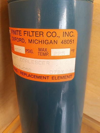 Finite Filter Co. H2A 1/2" NPT Coalescer Filter Canister *no filter 500psi