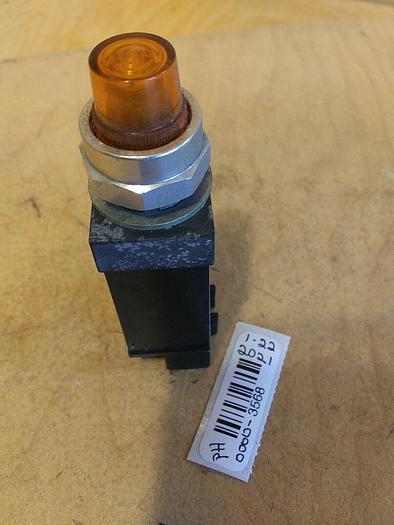 Allen Bradley 800T-RS10 Pilot Light NEMA Type 4,13 Yellow Lens