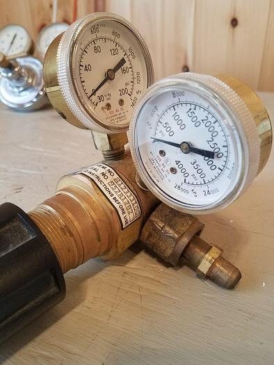 Used Air Pressure Regulator Lot, Fisher Scientific, HOKE, MG, Linde - QTY 5