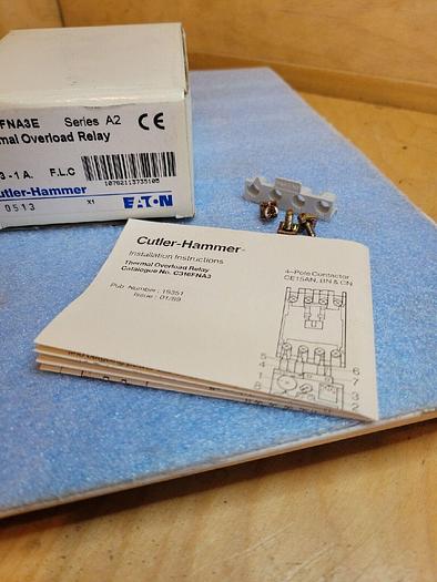 Eaton Cutler Hammer C316 FNA3E Thermal Overload Relay