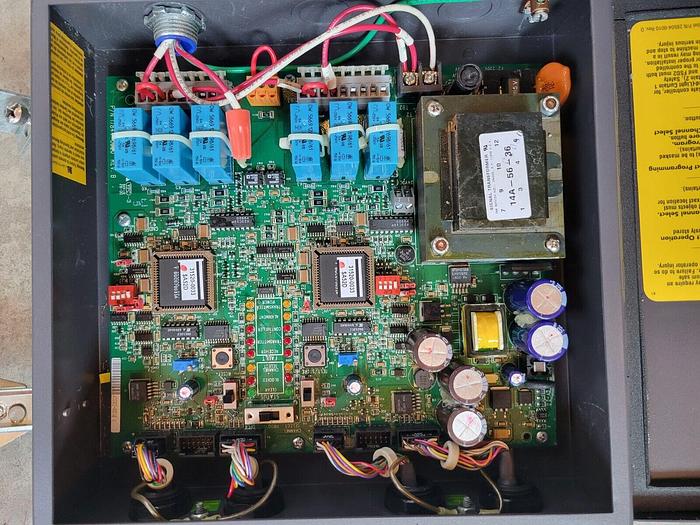 Used Sti MiniSafe 42672-0400 & 42687-0400 Light Curtain Set & 43207-0010 Panel