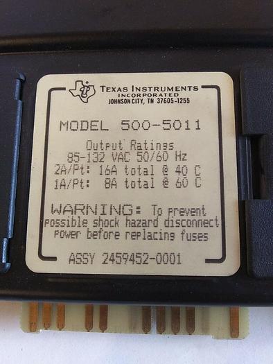 Used Texas Instruments 500-5011 Output Module