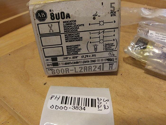 Allen Bradley 800R-L2AA24 Indicator (Box of 5)