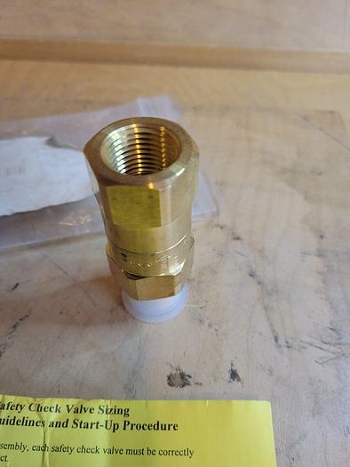 Dixon SCVS4 Safety Check Valve Sizing