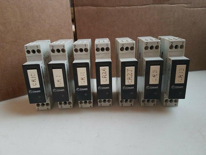 Used Crouzet GMS-OACR 84130108, Lot of 7