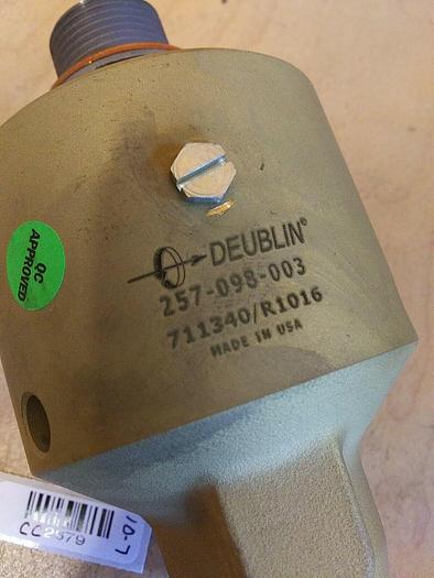 Used Deublin 257-098-003 Right Hand Thread Rotary Union. Refurbished