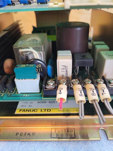 Used Fanuc A06B-6057-H001, A20B-1001-0430/05A