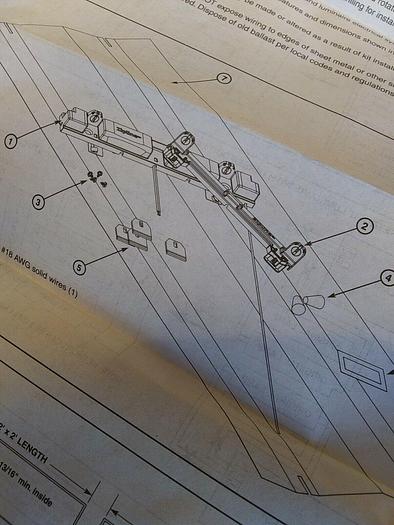 Leviton 360RC 361RC-Z02 Ballast Lampholder System Instant Start
