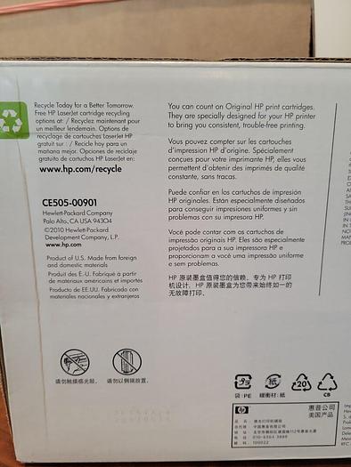 Used HP 05A Black LaserJet Toner Cartridge for P2035 / P2055 Printer 14181007819